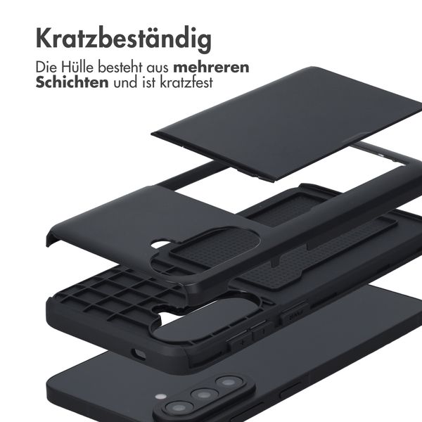 imoshion Backcover mit Kartenfach Samsung Galaxy A57 (5G) - Schwarz