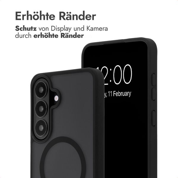 imoshion Color Guard Back Cover mit MagSafe Samsung Galaxy S26 FE / S25 FE - Schwarz