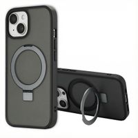 Accezz Ring Stand Backcover mit MagSafe Apple iPhone 15 Pro - Schwarz