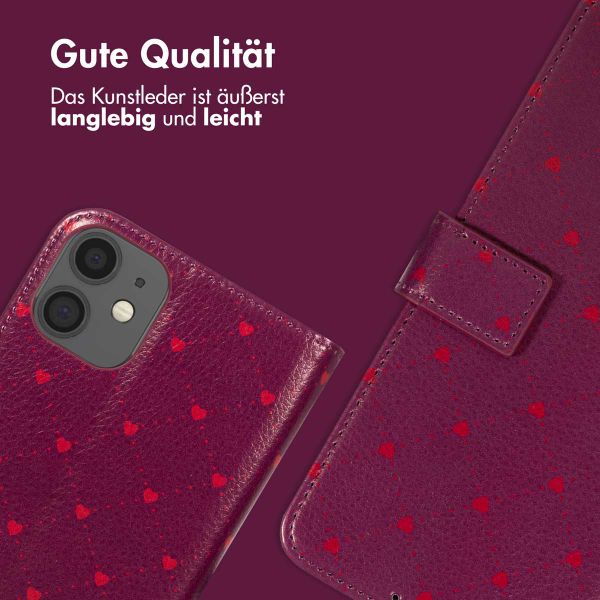 imoshion Design Klapphülle Apple iPhone 11 - Crush Check Coral Dust