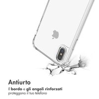 imoshion Back Cover mit Band + Armband Apple iPhone X / Xs - Perlenherzen