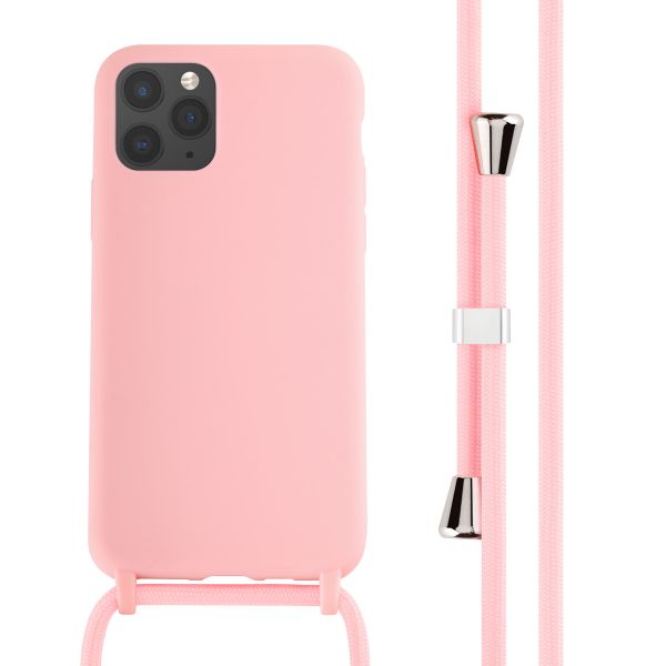 imoshion Silikonhülle mit Band für das iPhone 11 Pro - Rosa