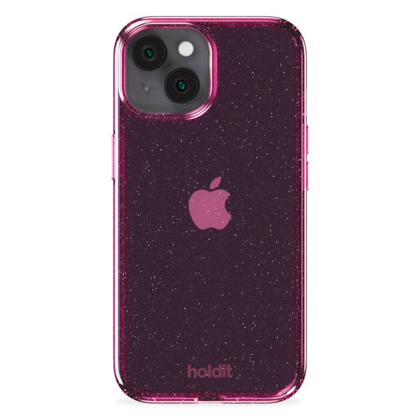 Holdit Glitzer Case Apple iPhone 15 / 14 / 13 - Rosa