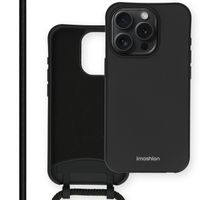 imoshion Color Backcover mit abtrennbarem Band Apple iPhone 15 Pro - Schwarz