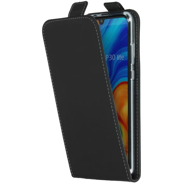 Accezz Flip Case Schwarz für das Huawei P30 Lite