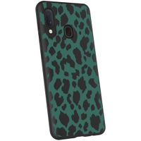 imoshion Design Hülle Samsung Galaxy A20e - Leopard - Grün / Schwarz