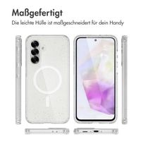 imoshion Glitzer Back Cover mit MagSafe Samsung Galaxy A56 - Glitzer Transparent