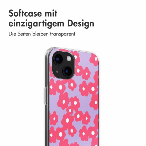 imoshion  Design Hülle für das iPhone 13 - Dusty Rose Blossoms