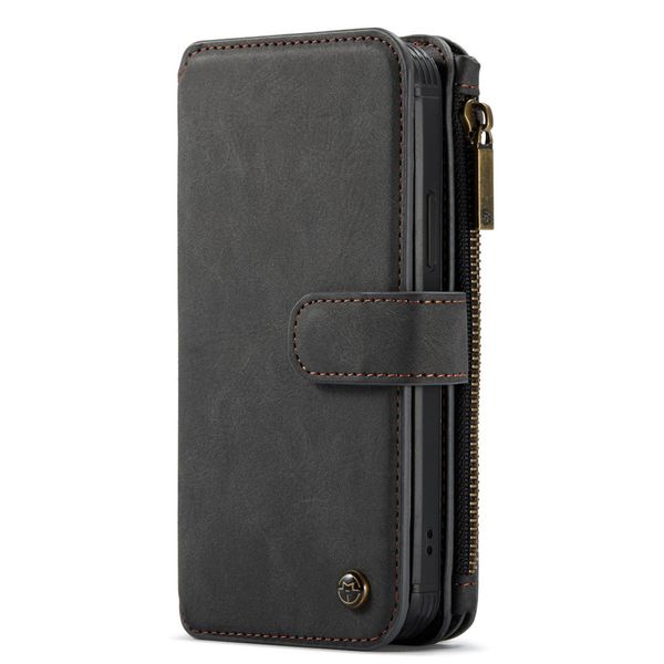 CaseMe Luxuriöse 2-in-1 Portemonnaie-Klapphülle iPhone 12 (Pro)