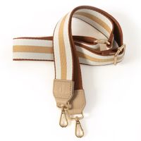 Dutchies Phone Strap - Verstellbare Universal-Telefonkordel - Classic Stripes / Beige