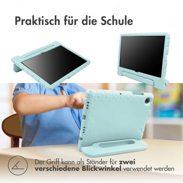 imoshion Schutzhülle mit Handgriff kindersicher iPad 9 (2021) 10.2 Zoll / iPad 8 (2020) 10.2 Zoll / iPad 7 (2019) 10.2 Zoll - Soft Blue