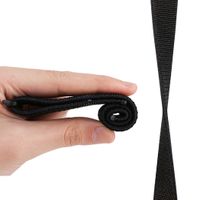 imoshion Nylonarmband für das  Samsung Galaxy Watch 4 / 5 / 6 / 7 / FE (20 mm) - Schwarz