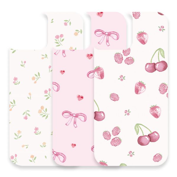 Holdit Print Pack für das Apple iPhone 12 (Pro) - Pink Breeze