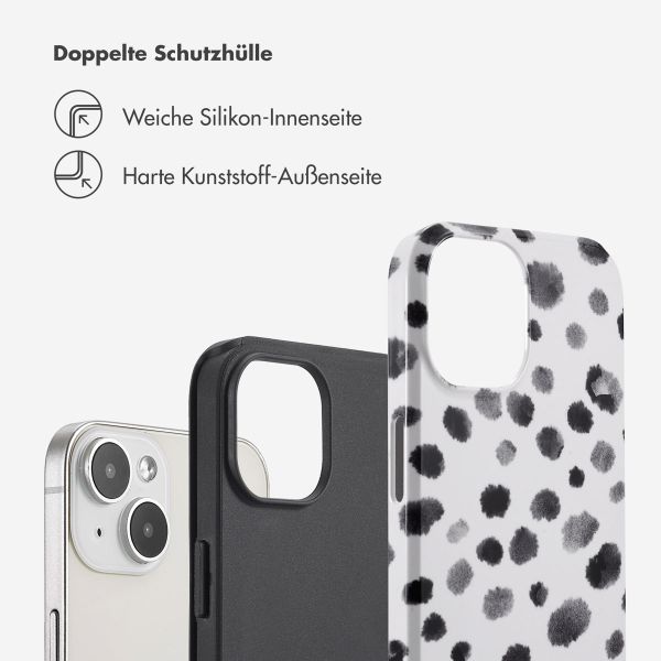 Selencia Vivid Tough Back Cover für das iPhone 14  - Trendy Leopard