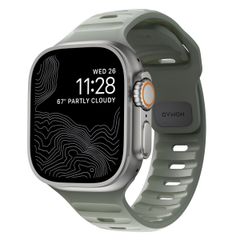 Nomad Sport Armband FKM für das  Apple Watch Series 1 t/m 11 / SE / Ultra (44/45/46/49 mm) - Coastal Rock