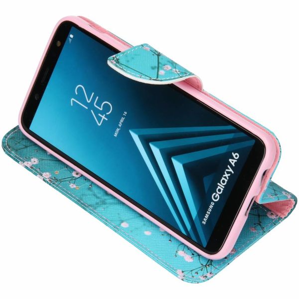 Design TPU Klapphülle für das Samsung Galaxy A6 (2018)