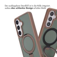 Accezz Ring Stand Backcover mit MagSafe Samsung Galaxy S26 - Braun