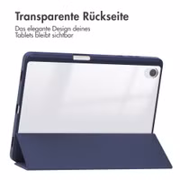 imoshion Trifold Hardcase Klapphülle Samsung Galaxy Tab S11 - Dunkelblau