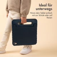 imoshion Schutzhülle mit Handgriff kindersicher Samsung Galaxy Tab A11 / A9 8.7 Zoll - Dunkelblau