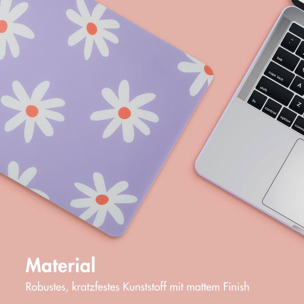 imoshion Design Laptop Cover für Apple MacBook Pro 16 Zoll (2021 / 2023 M3 / 2024 M4 / 2026 M5) - Flowers Distance