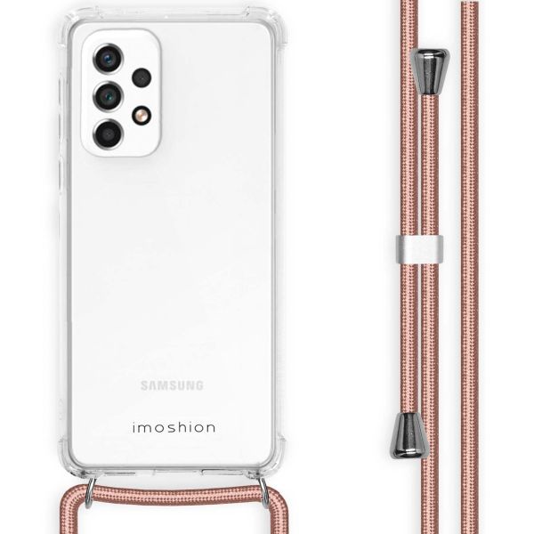 imoshion Backcover mit Band für das Samsung Galaxy A33 - Rose Gold