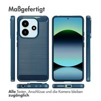 imoshion Brushed Back Cover Xiaomi Redmi Note 14 (4G) - Dunkelblau