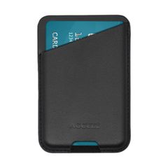 Accezz Leather Cardholder MagSafe - Kartenhalter mit MagSafe - Onyx Black