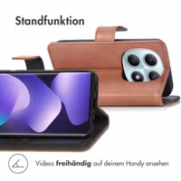 imoshion Luxuriöse Klapphülle Xiaomi Redmi Note 15 (5G) - Braun