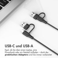 imoshion Ladekabel für die Samsung Galaxy Watch USB-C und USB-A - 1 Meter