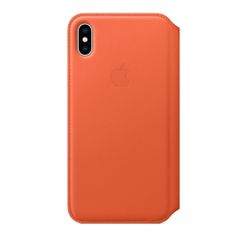 Apple Leather Folio Klapphülle Sunset für das Apple iPhone Xs Max