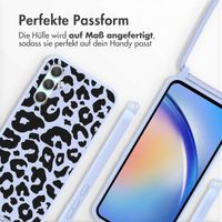 imoshion SilikonHülle design mit Band Samsung Galaxy A34 (5G) - Animal Lila