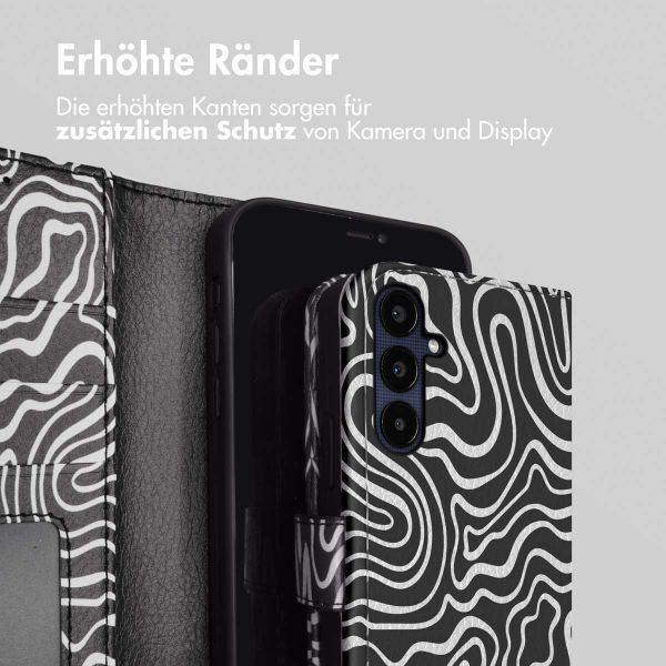 imoshion Design Klapphülle für das Samsung Galaxy A55 - Black And White