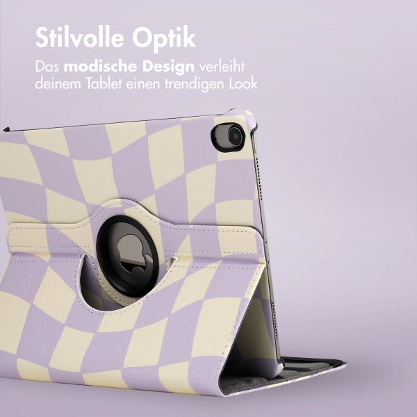 imoshion 360° drehbare Design Klapphülle Apple iPad Air 5 (2022) / Air 4 (2020) - Dancing Cubes