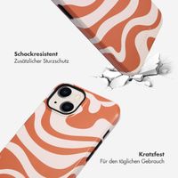 Selencia Vivid Tough Back Cover für das iPhone 14 - Dream Swirl Orange