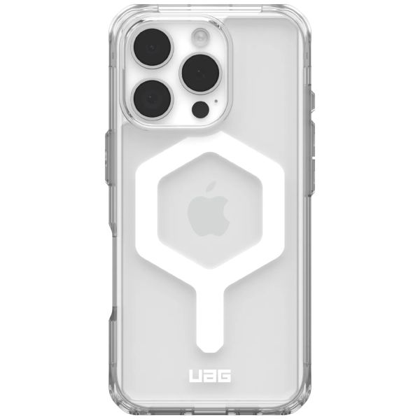 UAG Plyo Backcover MagSafe für das iPhone 16 Pro - Ice / White