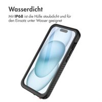 imoshion Wasserdichte 360 Hülle Apple iPhone 15 - Schwarz