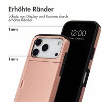imoshion Backcover mit Kartenfach Apple iPhone 18 Pro / 17 Pro - Rose Gold