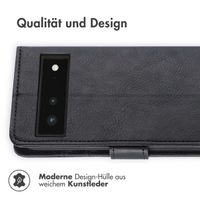 imoshion Luxuriöse Klapphülle Google Pixel 6 - Schwarz