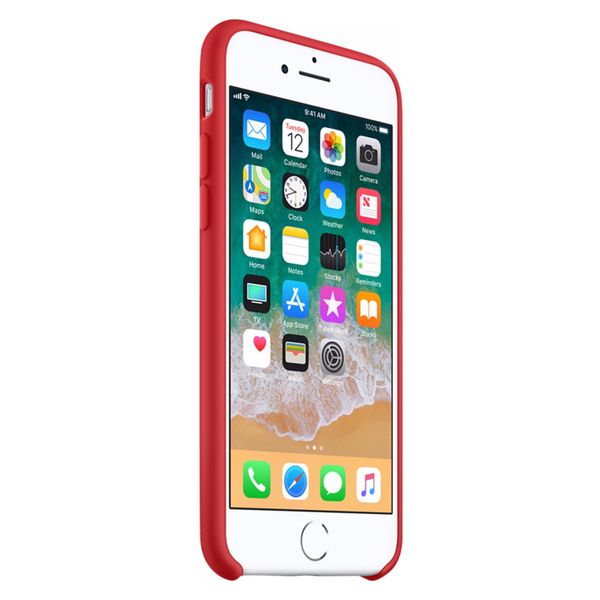 Apple Silikoncase Apple iPhone SE (2022 / 2020) / 8 / 7 - Red