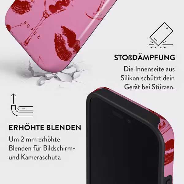 Burga ﻿Tough Back Cover MagSafe Apple iPhone 16 - Call me