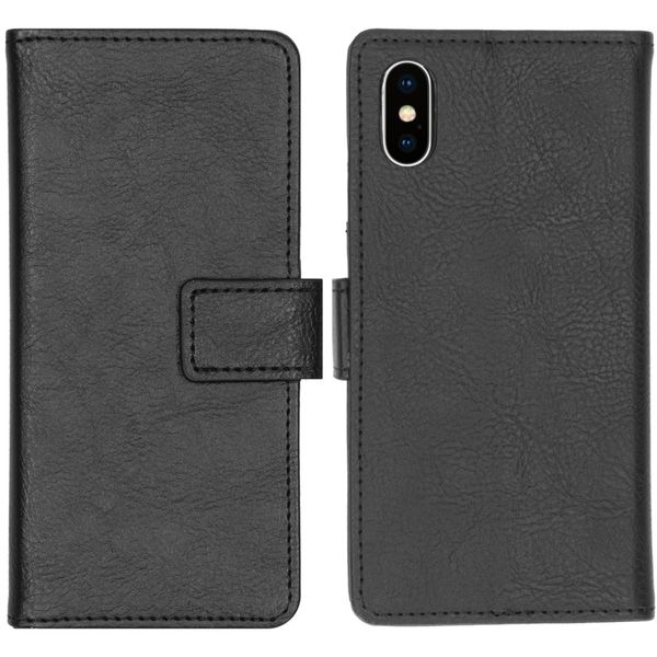 imoshion Luxuriöse Klapphülle iPhone Xs / X - Schwarz