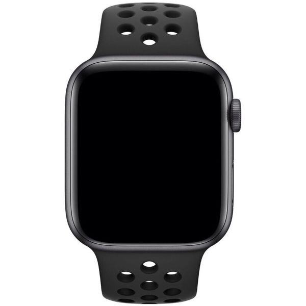 Apple Nike Sport Armband für das  Apple Watch Series 1 t/m 9 / SE (38/40/41 mm) | Series 10 / 11 (42 mm) - Anthracite / Black