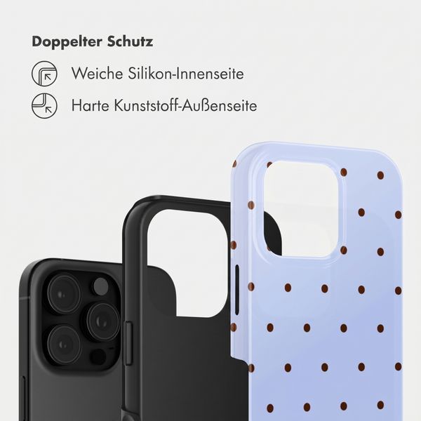 Selencia Vivid Back Cover Apple iPhone 16 Pro - Happy Dots Digital Sky