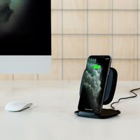 Zens Fast Wireless Charger Stand - Kabelloses Ladegerät - Mit Ladekabel - 10 Watt - Schwarz