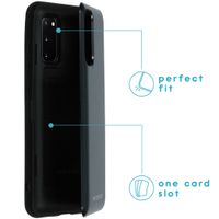 imoshion Backcover mit Karteninhaber Samsung Galaxy S20 - Schwarz
