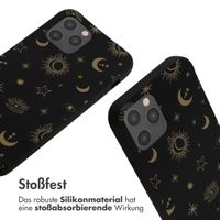 imoshion SilikonHülle design mit Band Apple iPhone 12 (Pro) - Sky Black