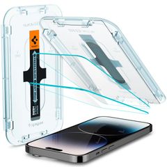 Spigen GLAStR Fit Displayschutzfolie  + Applicator 2-pack für das Apple iPhone 14 Pro