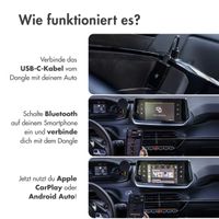 imoshion CarPlay Adapter - CarPlay ohne kabel für Apple CarPlay und Android Auto