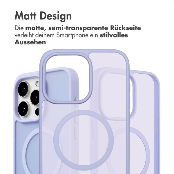 imoshion Color Guard Back Cover mit MagSafe Apple iPhone 15 Pro Max - Lila / Lilac