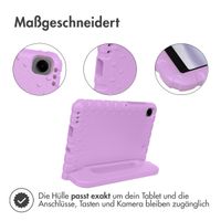 imoshion Schutzhülle mit Handgriff kindersicher für das Samsung Galaxy Tab A9 8.7 Zoll - Lila